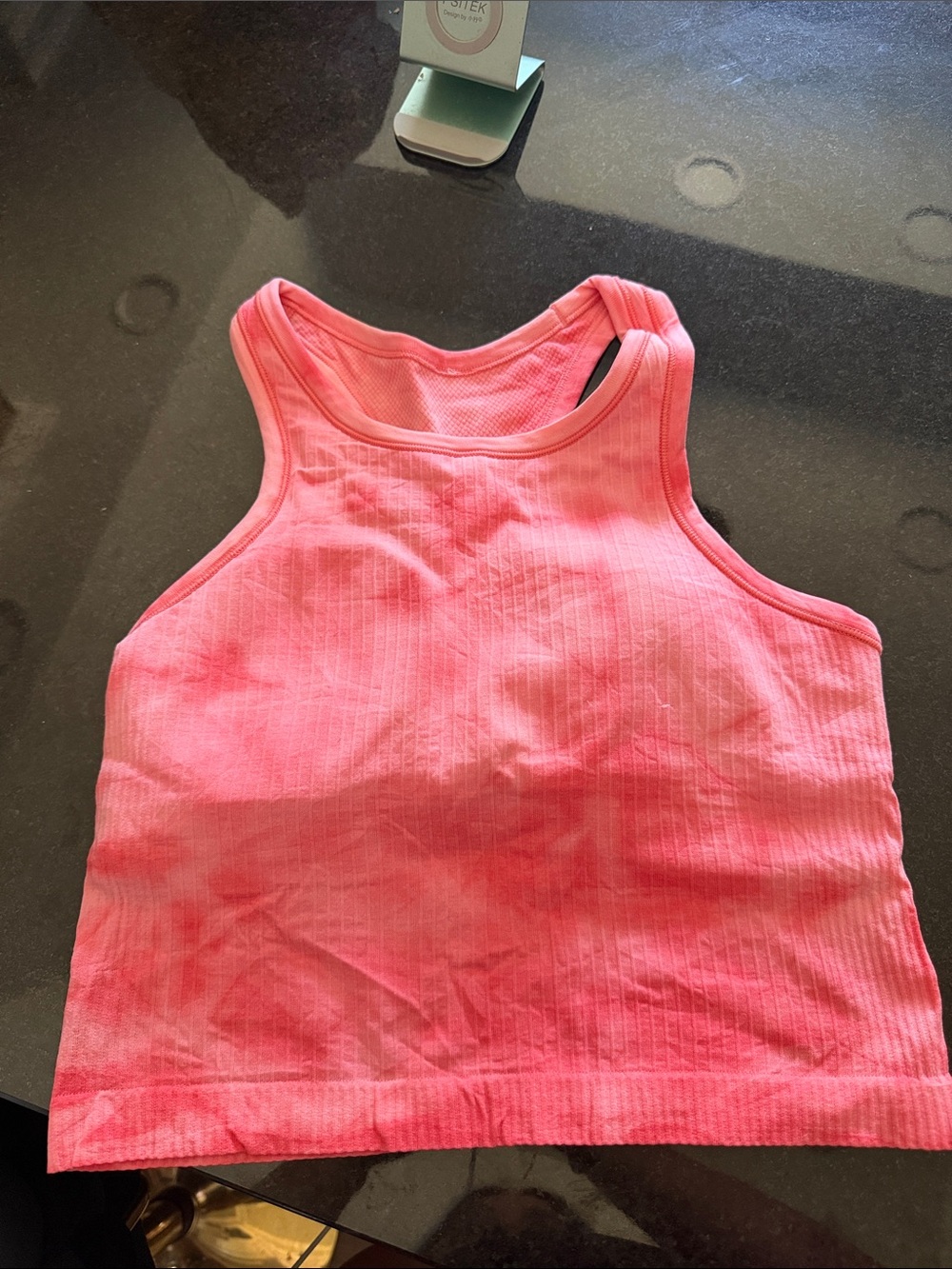 Lululemon Pink Ribbed Tank Top